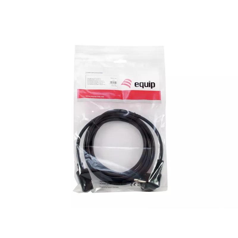 Equip cable de alimentación de alta calidad, C13 a Schuko, 3,0 m, 3 m, IEC C13, CEE7/7, H05VV-F3G, 250 V, 10 A