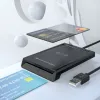 Conceptronic BIAN11B lector de tarjetas Smart-ID de doble interfaz, USB 2.0, Near Field Communication (NFC), 1 m, negro, 100 g