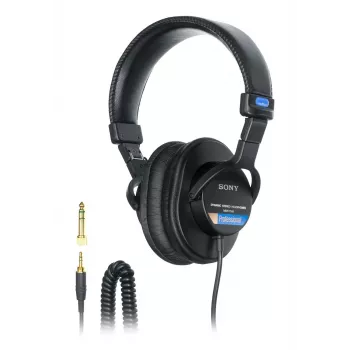 Sony MDR7506 auriculares/headset cableados con diadema para escenario/estudio negro