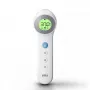 Termómetro digital de frente BRAUN BNT400 — medición a distancia, rango 34–43 °C, precisión 0,1 °C, blanco