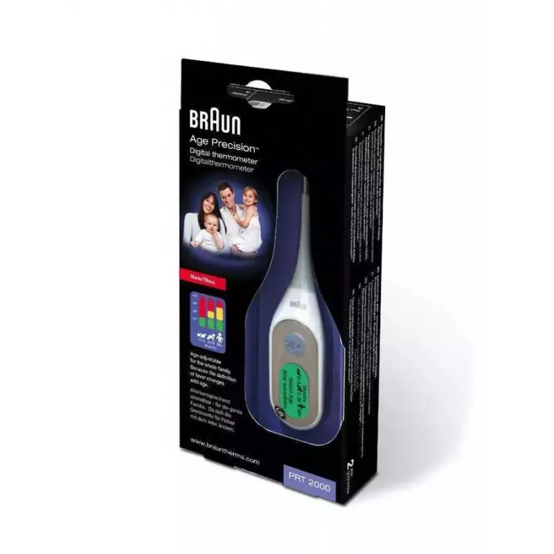 Braun PRT2000 termómetro digital de contacto para el cuerpo azul, blanco antebrazo
