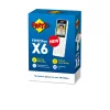Teléfono inalámbrico DECT FRITZ X6 blanco International — manos libres, contestador automático, agenda de 100 contactos