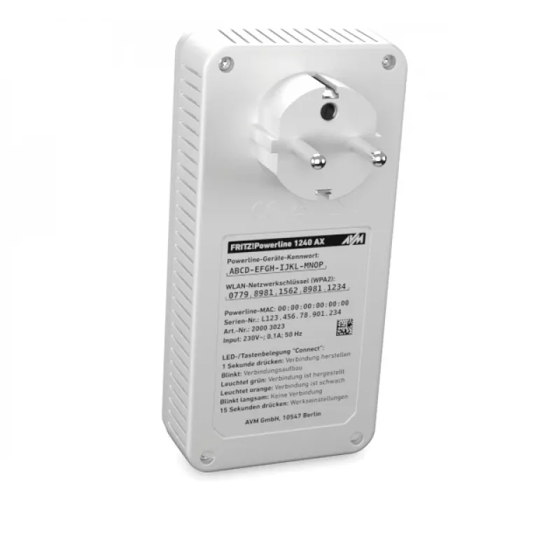 Powerline 1240 AX WLAN Set 1200 Mbit/s Ethernet LAN Wi-Fi blanco 2 uds.