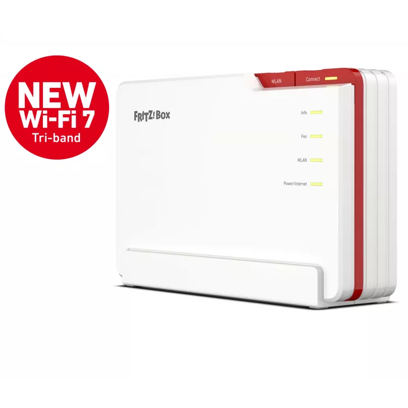 Box FRITZ! 5690 Pro International router WLAN 2,5 Gigabit Ethernet tri band (2,4 GHz / 5 GHz / 6 GHz) blanco