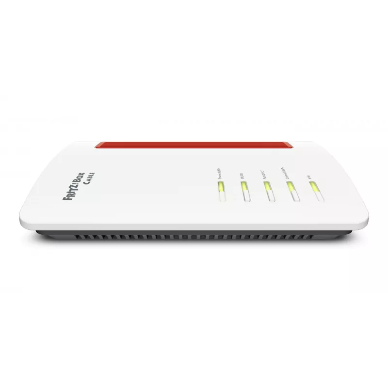 FRITZ!Box 6670 Kabel Edition International router Wi-Fi 2,5 Gigabit Ethernet dual band (2,4 GHz / 5 GHz) rojo, blanco