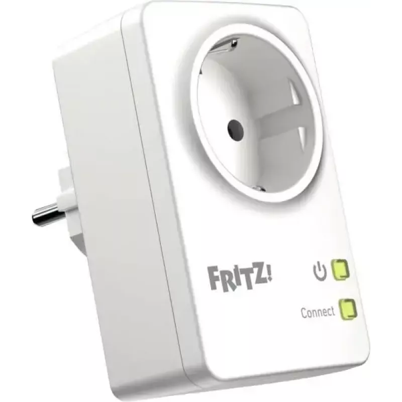 Enchufe inteligente FRITZ 20003113 – enchufe interior inalámbrico, 230 V, potencia de entrada máx. 1,1 W, blanco