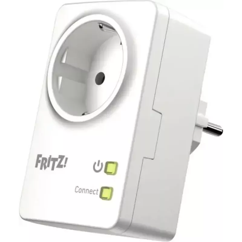 Enchufe inteligente FRITZ 20003113 – enchufe interior inalámbrico, 230 V, potencia de entrada máx. 1,1 W, blanco