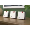 Mesh Set inalámbrico FRITZ 1700 3er-Pack, blanco, antenas internas