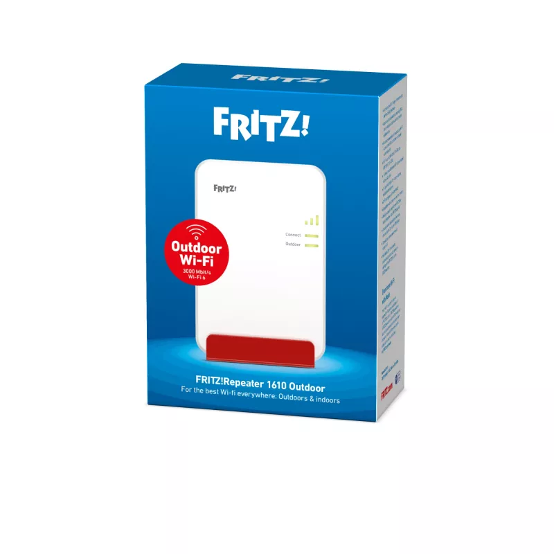 Repeater FRITZ!Repeater 1610 Outdoor repetidor de red 3000 Mbit/s blanco