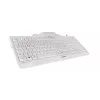 CHERRY KC 1000 SC teclado con cable USB AZERTY belga blanco