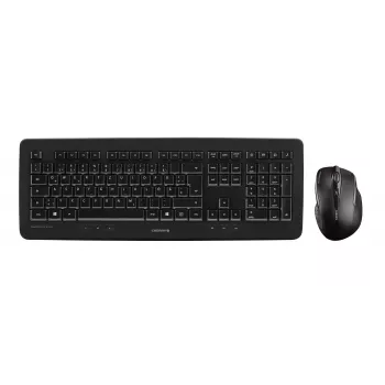 CHERRY DW 5100 teclado ratón incluido universal RF Wireless AZERTY belga negro