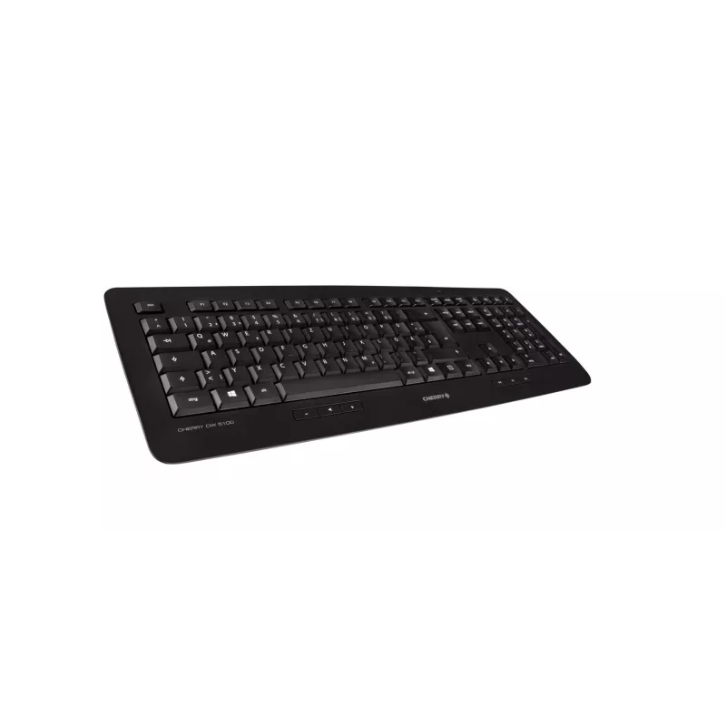 CHERRY DW 5100 teclado ratón incluido universal RF Wireless AZERTY belga negro