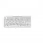Cherry STREAM TKL teclado USB con cable QWERTZ layout suizo blanco, interruptores de tijera, 94 teclas, cable de 1,8 m