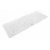 Contour Design STREAM PROTECT, Full-size (100%), con cable, USB, interruptor de tijera, QWERTY, blanco