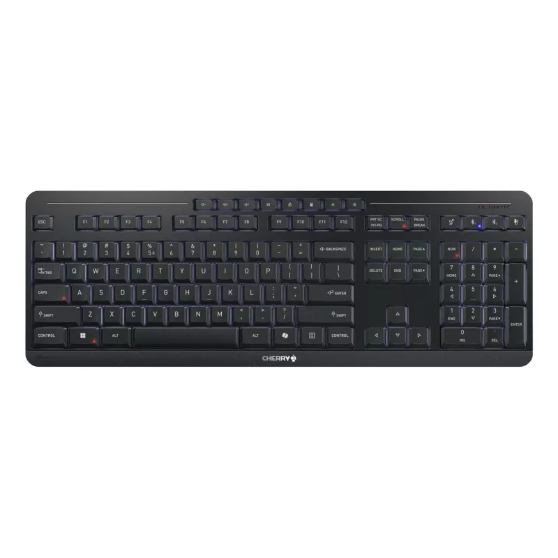 CHERRY Stream desktop ultimate teclado ratón incluido Home/Office USB + RF inalámbrico + Bluetooth QWERTY inglés negro