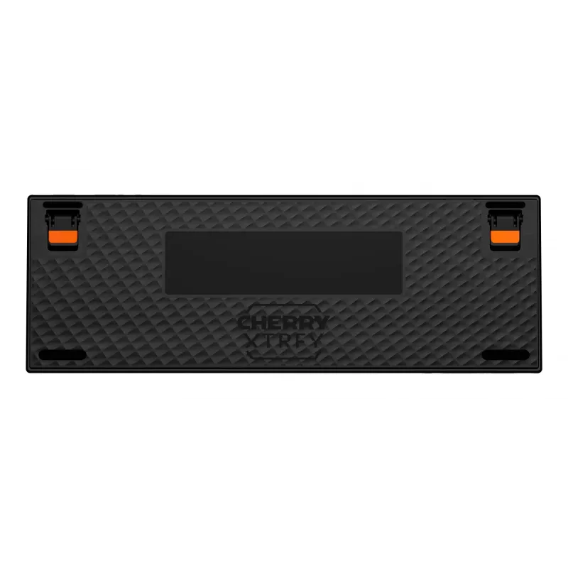 Teclado gaming mecánico Cherry K5 Pro TMR Compact – layout 65%, QWERTZ, iluminación RGB, cable USB, cable de 2 m, negro/naranja