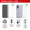 Displex protector de pantalla + funda para Samsung Galaxy S23 Ultra, marco de montaje Eco, cobertura total