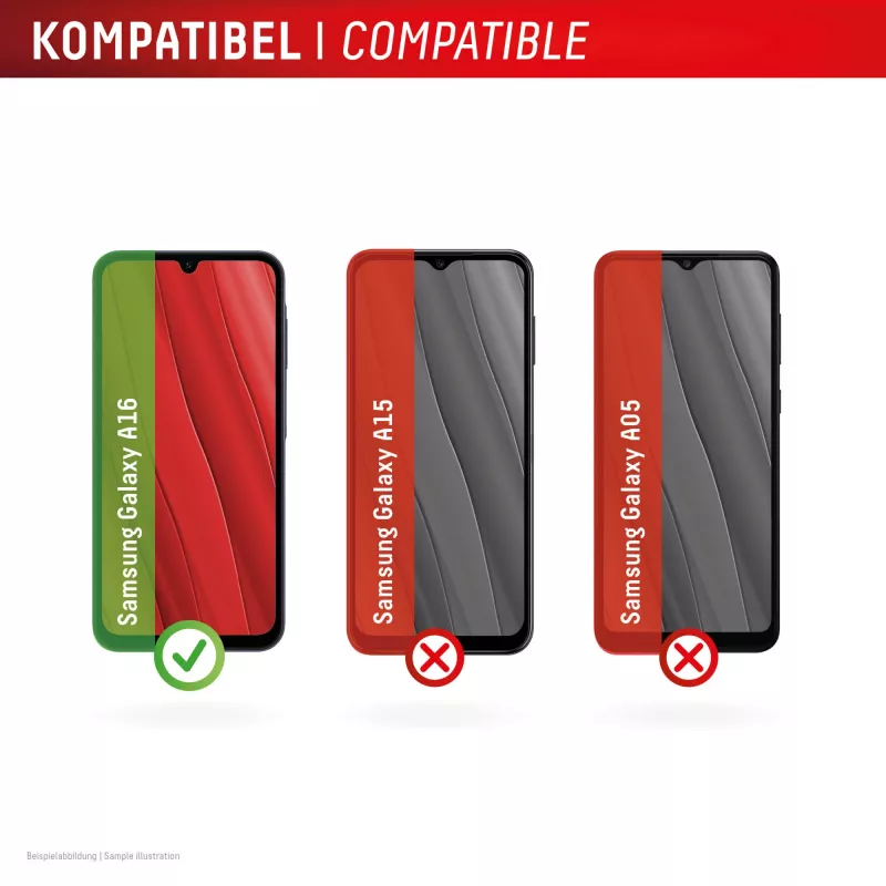 Displex protector de pantalla (10H) para Samsung Galaxy A16, marco de montaje Eco, antirrayaduras