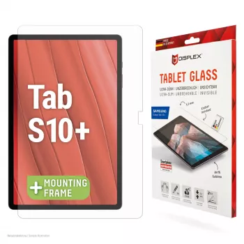 Displex Tablet Glass (9H) para Samsung Galaxy Tab S10+, marco de montaje Eco, irrompible