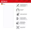 Displex Smart Glass (9H) para Samsung Galaxy A36, adhesivo de montaje, irrompible