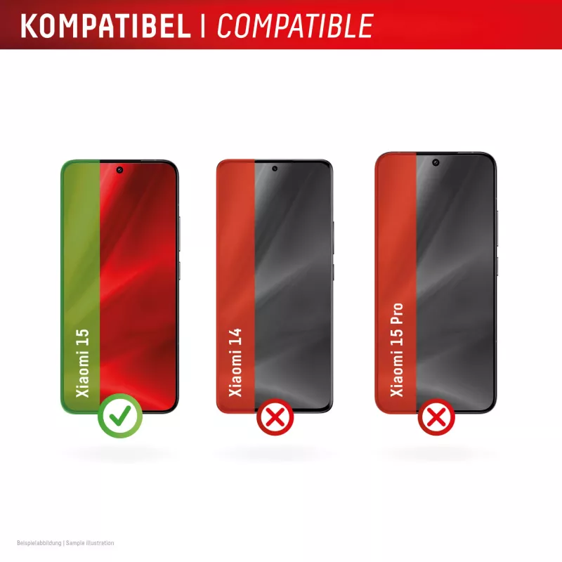 Displex lámina protectora de pantalla (10H) para Xiaomi 15, marco de montaje Eco, antirrayaduras