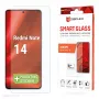 Displex Smart Glass (9H) para Xiaomi Redmi Note 14, adhesivo de montaje, irrompible