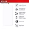 Protector de pantalla de cristal templado + funda para Samsung Galaxy A36 de e.v.i., marco de montaje Eco, antirrayaduras, transparente