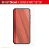 Protector de pantalla de cristal templado + funda para Samsung Galaxy A36 de e.v.i., marco de montaje Eco, antirrayaduras, transparente