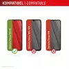 Protector de pantalla de cristal templado + funda para Samsung Galaxy A36 de e.v.i., marco de montaje Eco, antirrayaduras, transparente
