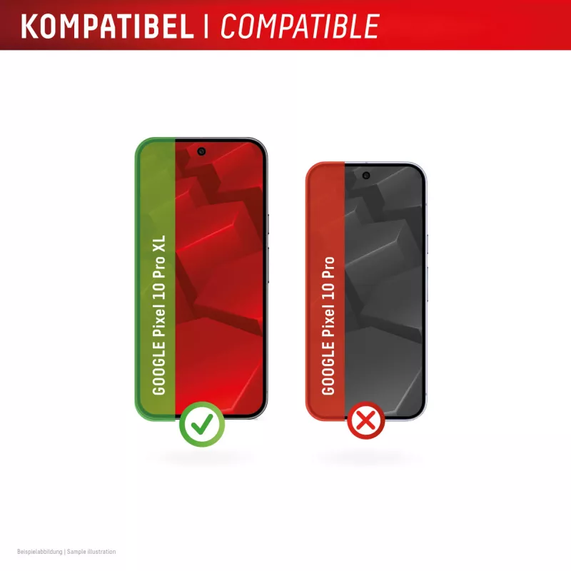Displex protector de pantalla + funda para Google Pixel 10 Pro XL, marco de montaje Eco, resistente a arañazos