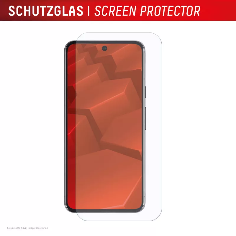 Protector de pantalla + funda e.v.i. para Google Pixel 9 con marco de montaje Eco, cristal templado, transparente, resistente a arañazos