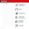 Protector de pantalla de cristal templado Smart Glass e.v.i. para Xiaomi 15T / 15T Pro (9H), adhesivo de montaje, transparente