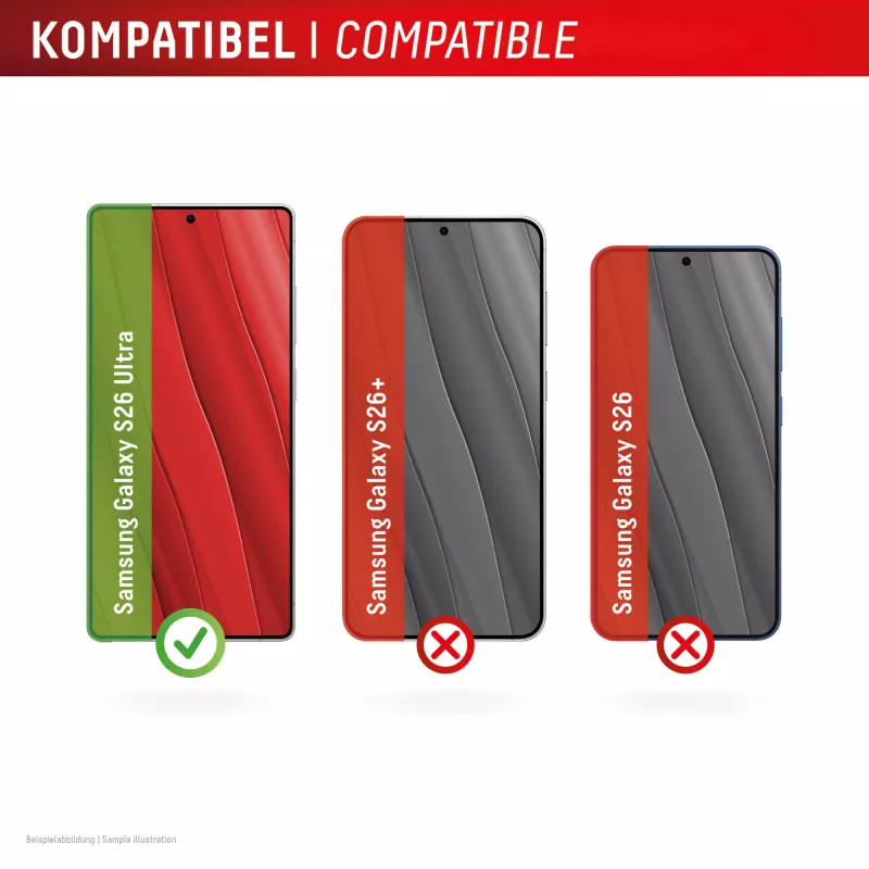 Displex protector de pantalla + funda para Samsung S26 Ultra, resistente a arañazos