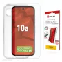 Protector de pantalla y funda e.v.i. para Google Pixel 10a — cristal templado, transparente, resistente a arañazos y golpes