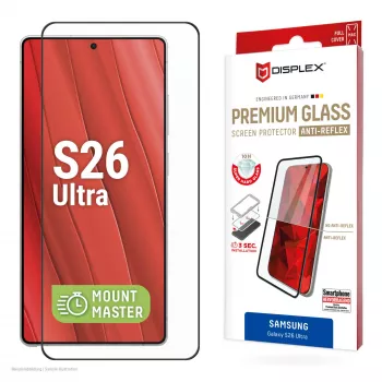 Displex protector de pantalla Premium (cobertura total, 10H) para Samsung S26 Ultra, cobertura total