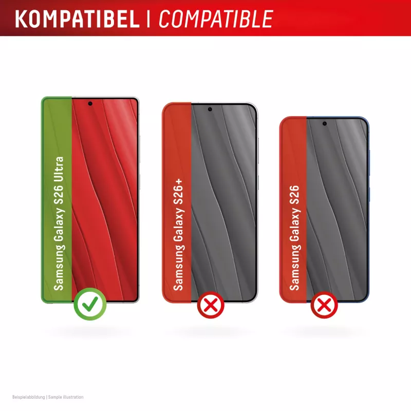 Displex protector de pantalla Premium (cobertura total, 10H) para Samsung S26 Ultra, cobertura total