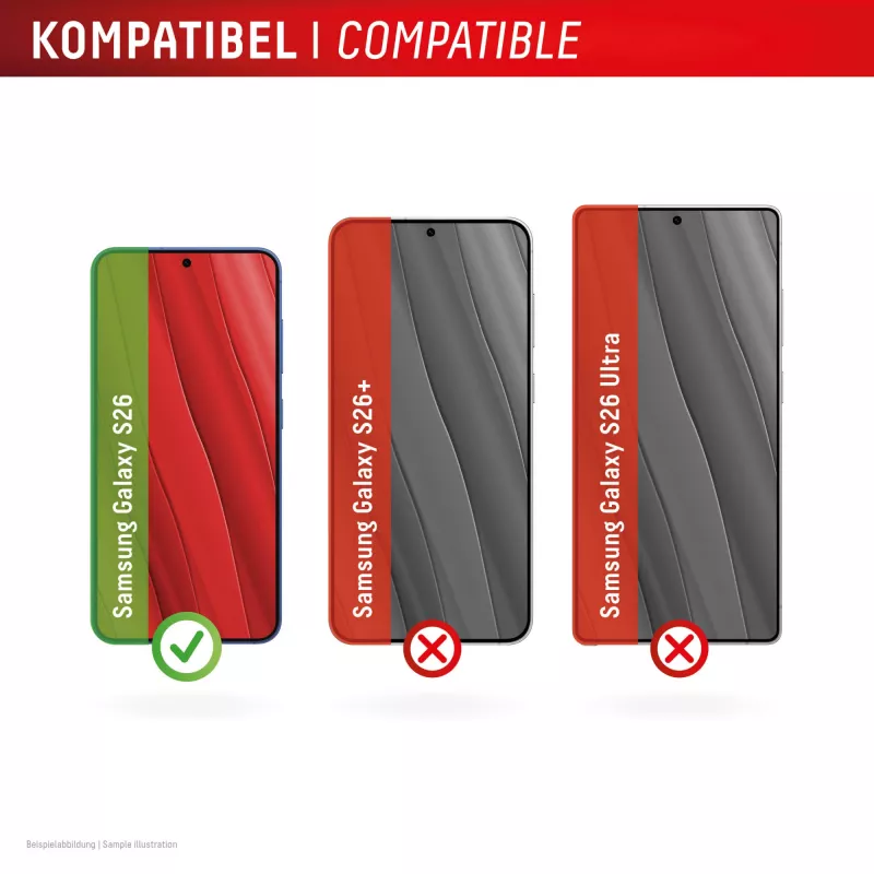 Displex protector de pantalla de cristal con filtro de privacidad (10H) para Samsung S26, filtro de privacidad