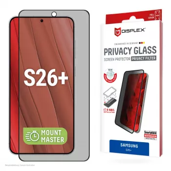 Displex protector de pantalla de privacidad (10H) para Samsung S26+, filtro de privacidad