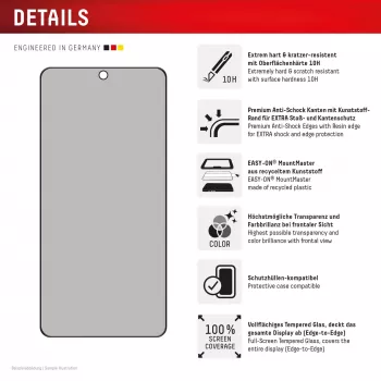 Displex protector de pantalla de privacidad (10H) para Samsung S26+, filtro de privacidad