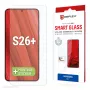 Protector de pantalla de cristal templado Smart Glass e.v.i. para Samsung Galaxy S26+ (9H), transparente, montaje en seco, 1 ud.