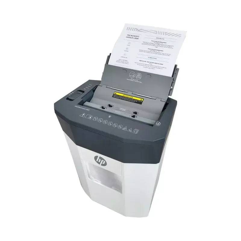 HP OneShred Auto 80CC destructora de documentos corte cruzado 68 dB 22 cm blanco
