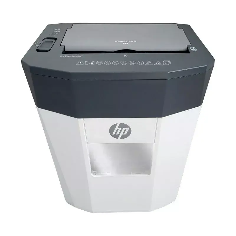 HP OneShred Auto 80CC destructora de documentos corte cruzado 68 dB 22 cm blanco