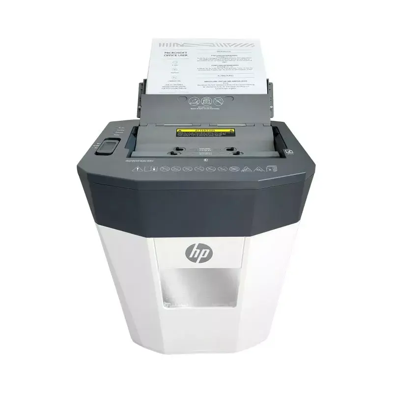 HP OneShred Auto 80CC destructora de documentos corte cruzado 68 dB 22 cm blanco