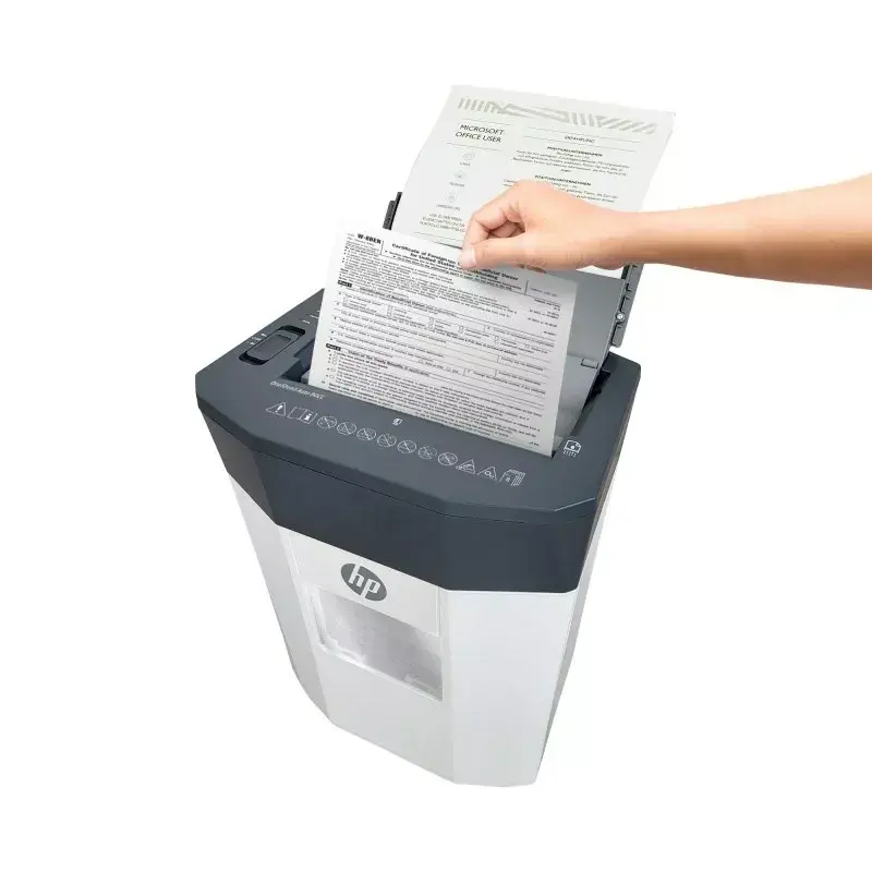 HP OneShred Auto 80CC destructora de documentos corte cruzado 68 dB 22 cm blanco