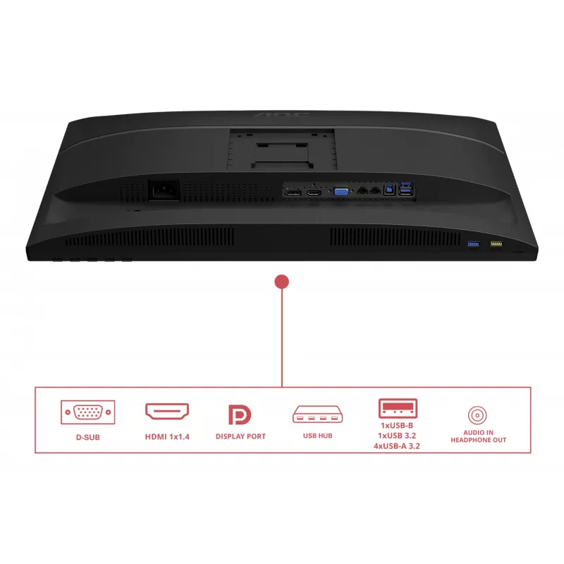 Monitor AOC E4 X24E4U 61 cm (24
