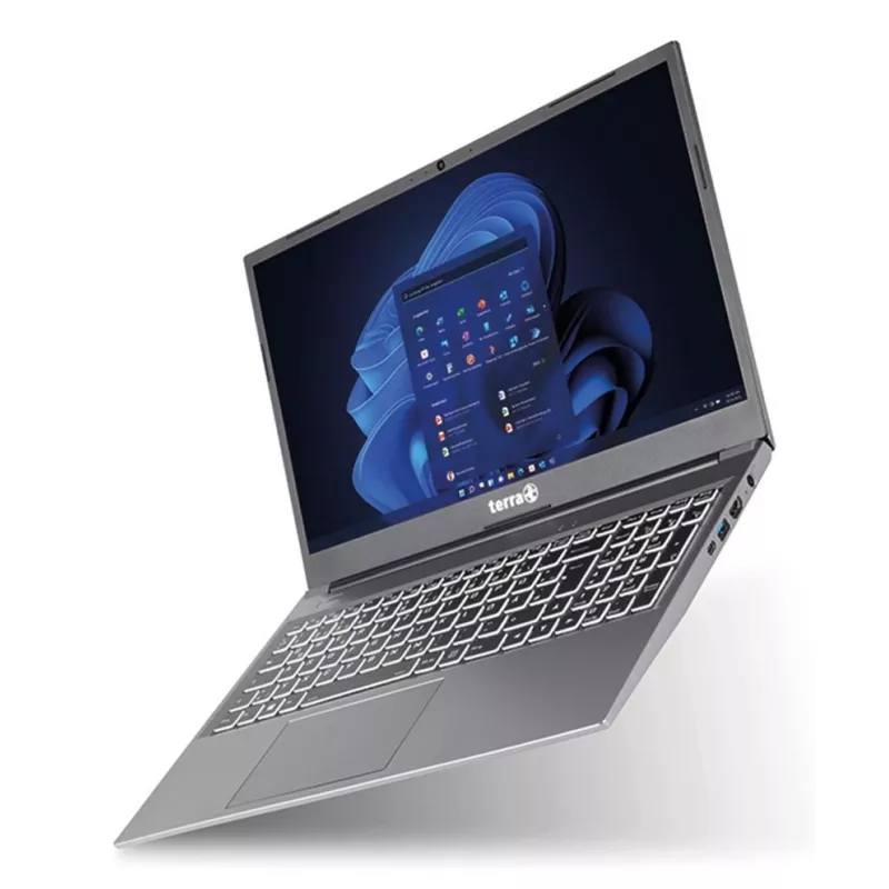TERRA 1517R Intel® Core™ i3 i3-1315U Portátil 39,6 cm (15,6 inch) Full HD 8 GB DDR4-SDRAM 500 GB SSD Wi-Fi 6 (802.11ax) Windows 11 Pro Neerlandés, Inglés de EE. UU. Gris