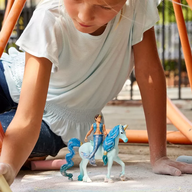 schleich BAYALA Aryon sobre el unicornio, 5 año(s), Elfos del sol, Unicornios y hadas, Multicolor