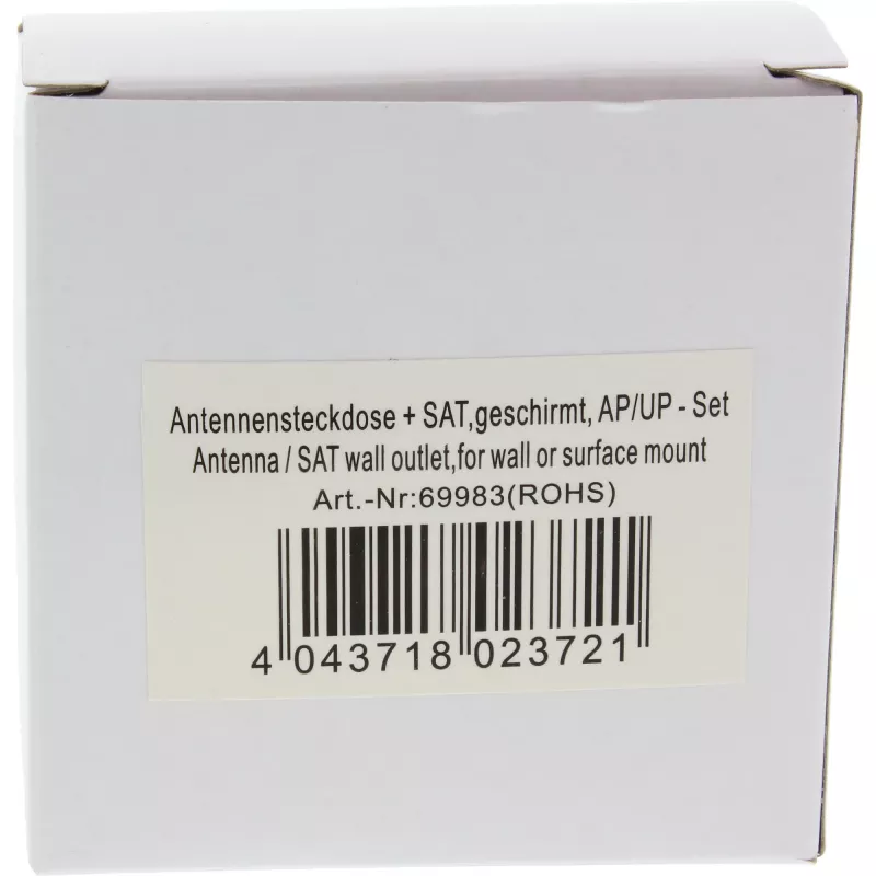 InLine Toma de antena apantallada Set AP/UP InLine 69983