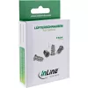 Tornillo para ventilador InLine 5,0×10,0 mm niquelado, pack de 4
