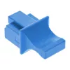 InLine Tapa antipolvo para conector hembra RJ45, azul, 10 uds.